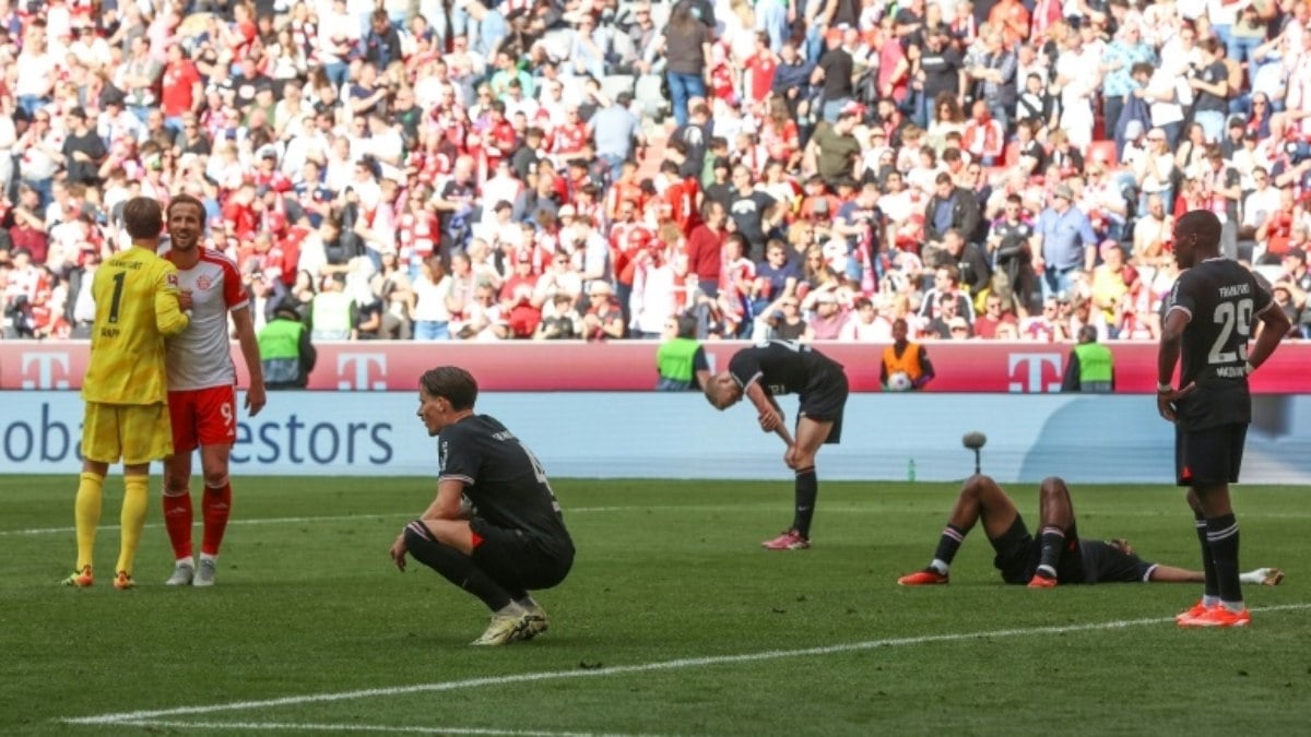 Bayern vence Eintracht Frankfurt (2-1) com dois gols de Harry Kane Bayern vence Eintracht Frankfurt (2-1) com dois gols de Harry Kane