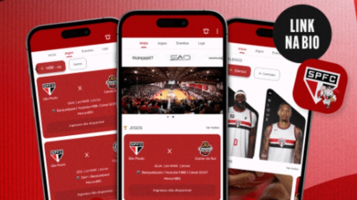 Conheça o app que o basquete do São Paulo lançou para seu torcedor
