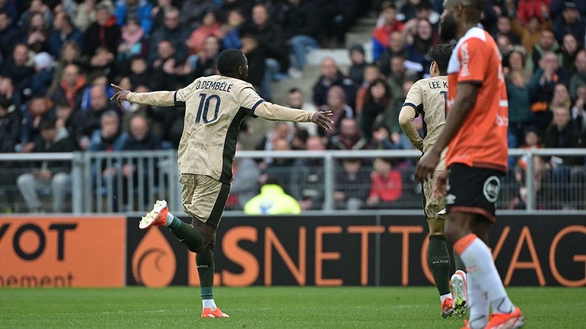 PSG goleia Lorient e pode ser campeão francês nesta rodada PSG goleia Lorient e pode ser campeão francês nesta rodada
