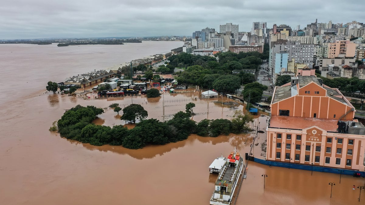 Guaíba volta a atingir menor nível dos últimos oito dias Guaíba volta a atingir menor nível dos últimos oito dias