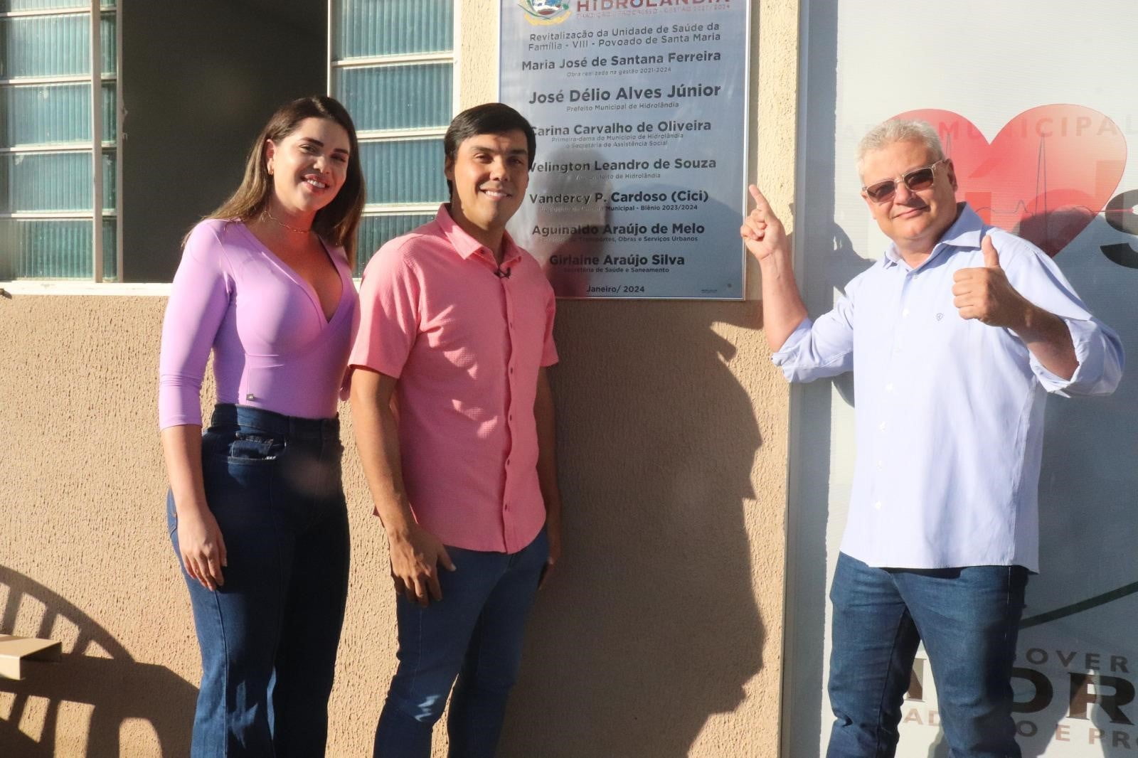 Prefeito José Délio entrega revitalização de UBS em Hidrolândia Prefeito José Délio entrega revitalização de UBS em Hidrolândia