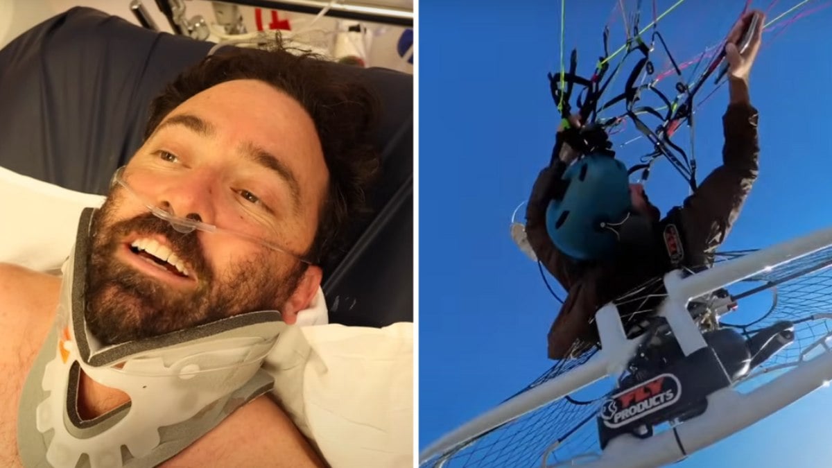 youtuber sofre acidente de parapente e quase morre youtuber sofre acidente de parapente e quase morre