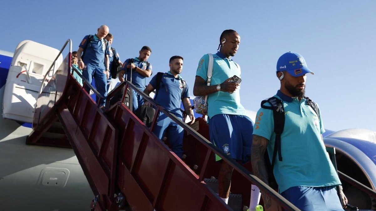 Seleção Brasileira chega ao Texas para amistoso contra o México Seleção Brasileira chega ao Texas para amistoso contra o México