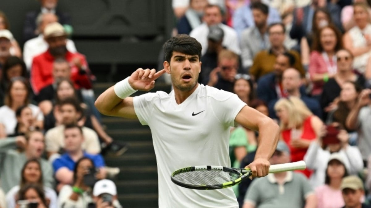 Alcaraz sobrevive ao duelo com Tiafoe e avança às oitavas de Wimbledon Alcaraz sobrevive ao duelo com Tiafoe e avança às oitavas de Wimbledon
