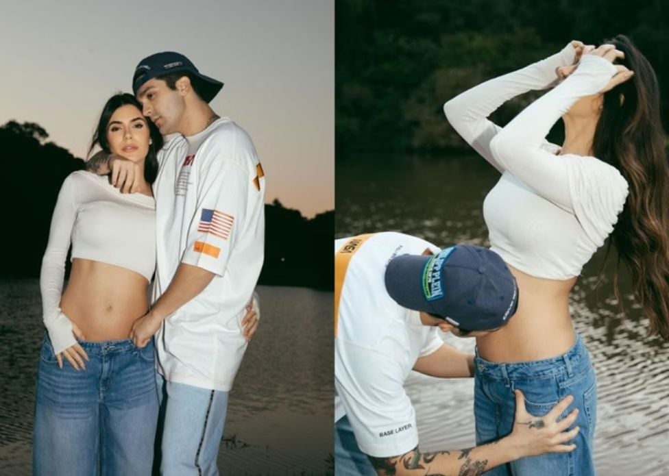 Luan Santana e Jade Magalhães anunciam gravidez Luan Santana e Jade Magalhães anunciam gravidez