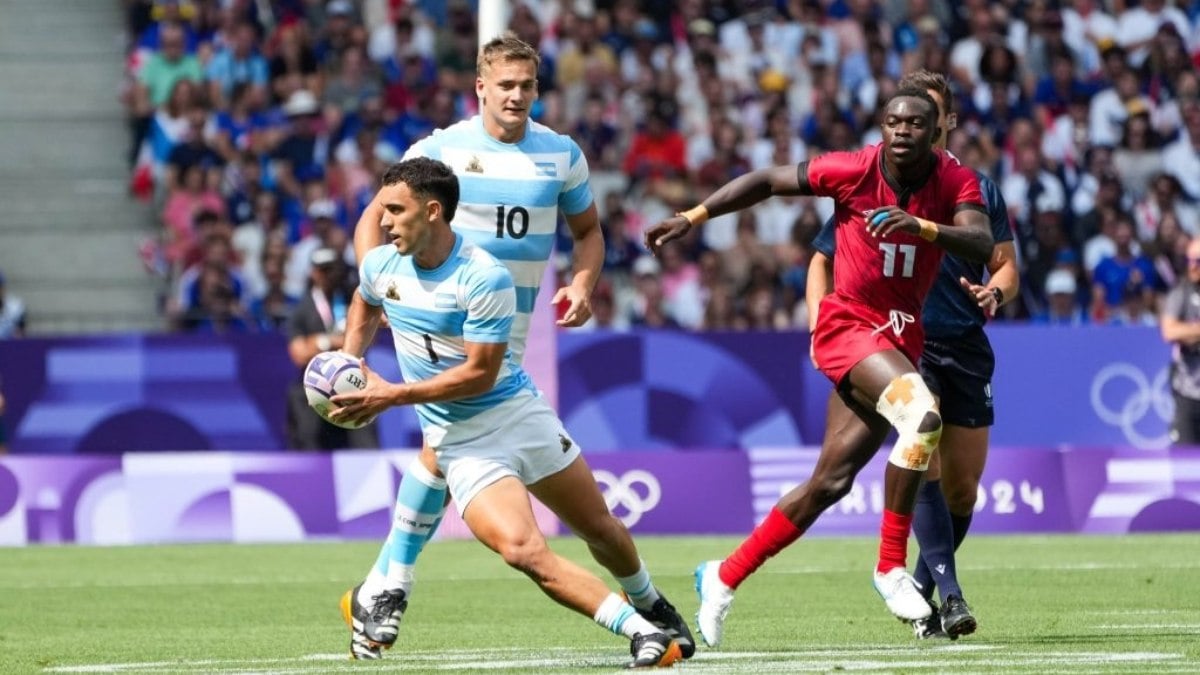 Argentina vence Quênia no rugby Argentina vence Quênia no rugby