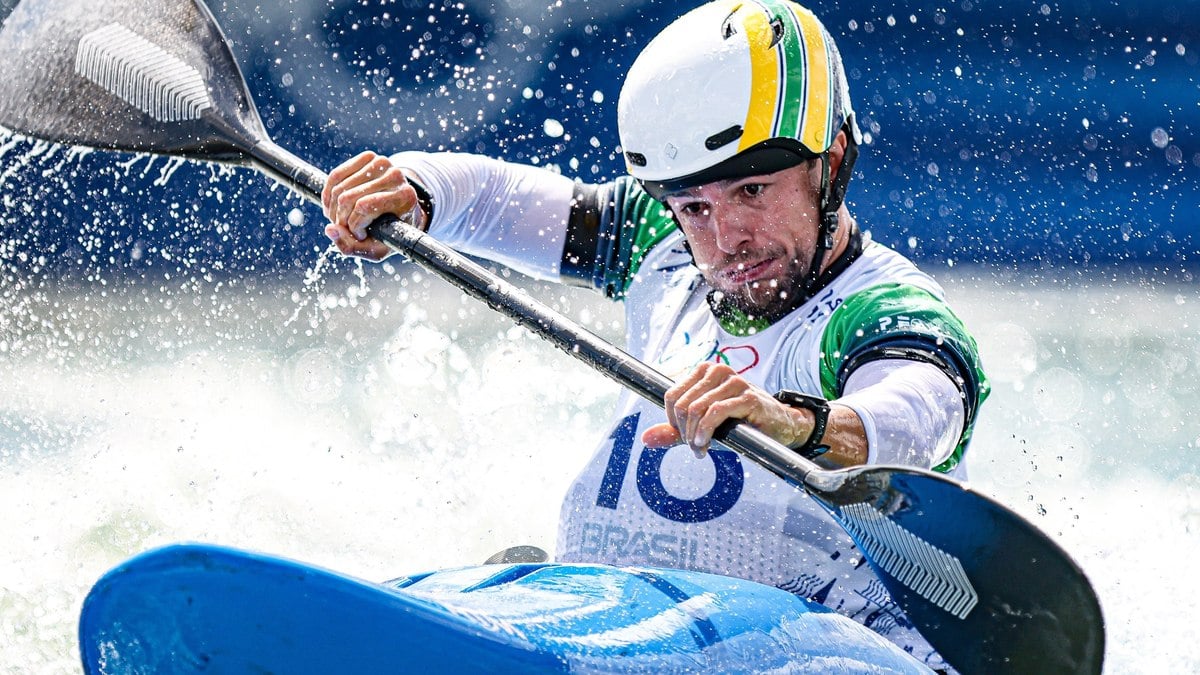Pepê Gonçalves avança para semifinal na prova do caiaque da canoagem slalom Pepê Gonçalves avança para semifinal na prova do caiaque da canoagem slalom