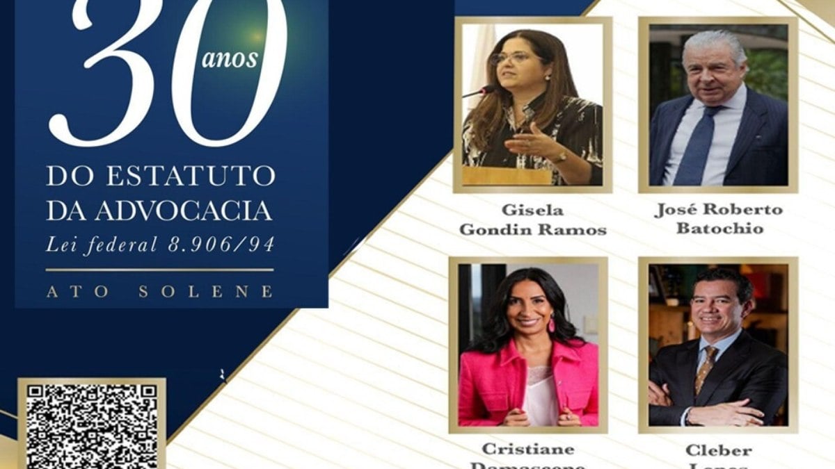 30 anos do Estatuto da Advocacia terá evento especial 30 anos do Estatuto da Advocacia terá evento especial