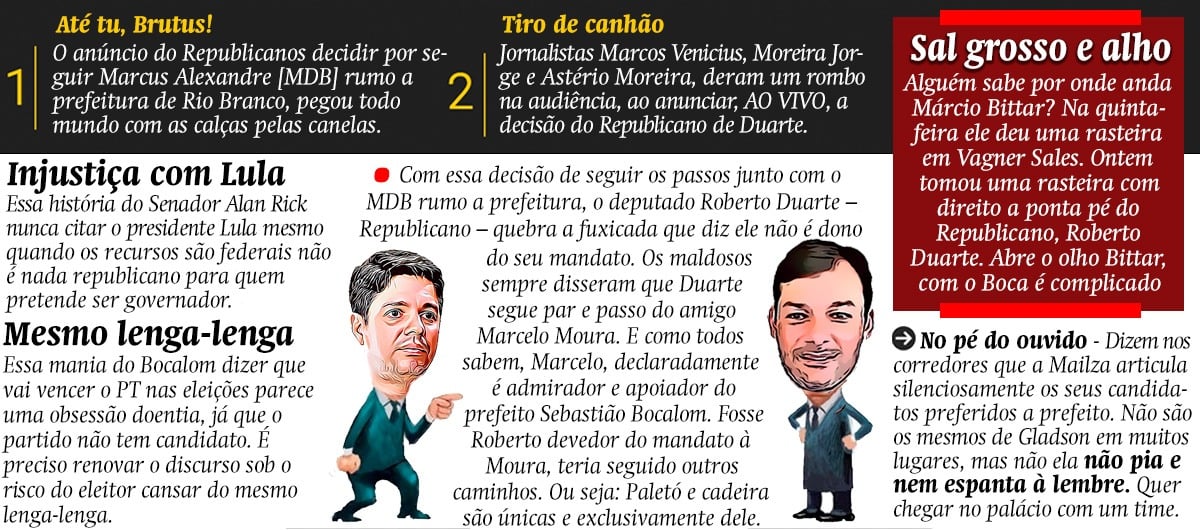 Até tu, Brutus! – ac24horas.com Até tu, Brutus! – ac24horas.com