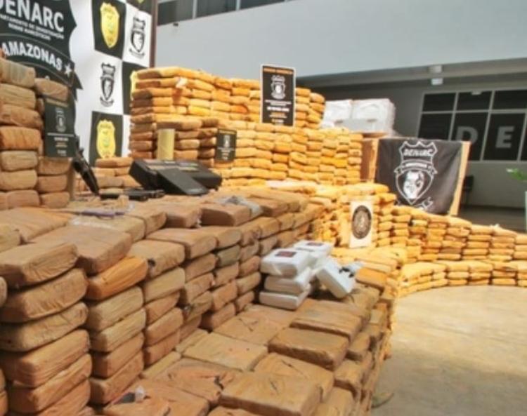 Droga avaliada em R$ 4,7 milhões é apreendida no Amazonas Droga avaliada em R$ 4,7 milhões é apreendida no Amazonas