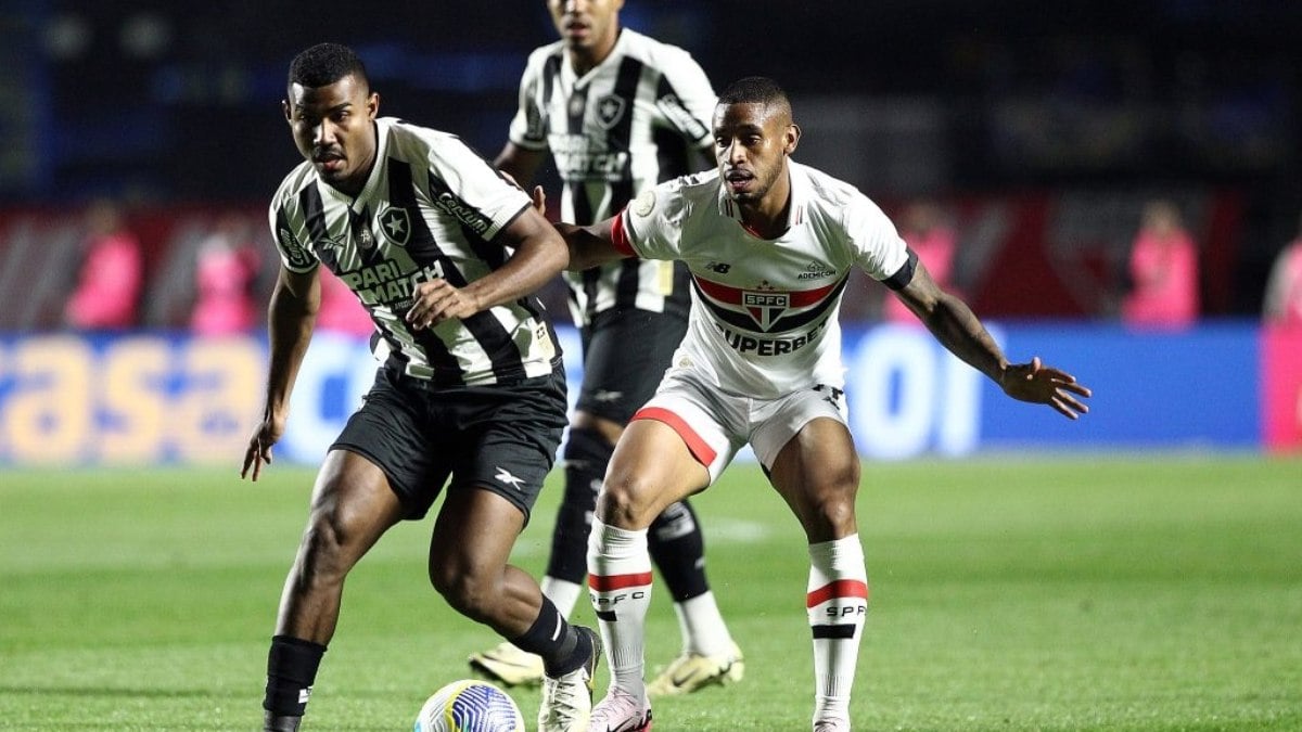 oscilação no início do segundo tempo faz Botafogo empatar com o São Paulo oscilação no início do segundo tempo faz Botafogo empatar com o São Paulo