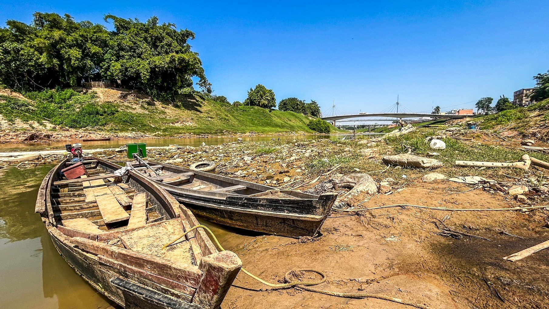 Rio Acre seca 23cm em 6 dias e mede 1,61m neste sábado (20) Rio Acre seca 23cm em 6 dias e mede 1,61m neste sábado (20)