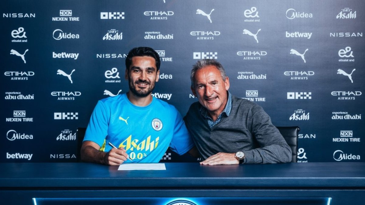 Manchester City anuncia volta de Gündogan após deixar o Barcelona Manchester City anuncia volta de Gündogan após deixar o Barcelona