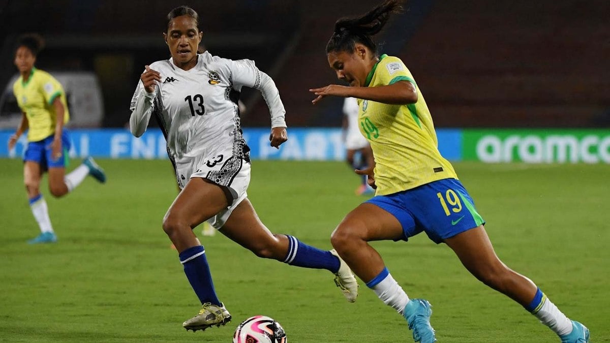 Brasil goleia Fiji na estreia no Mundial Sub-20 Feminino Brasil goleia Fiji na estreia no Mundial Sub-20 Feminino