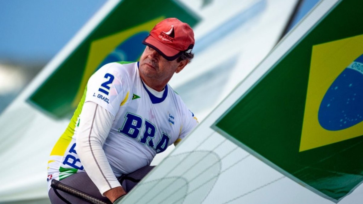 Lars Grael faz palestra sobre o uso da língua inglesa no esporte Lars Grael faz palestra sobre o uso da língua inglesa no esporte
