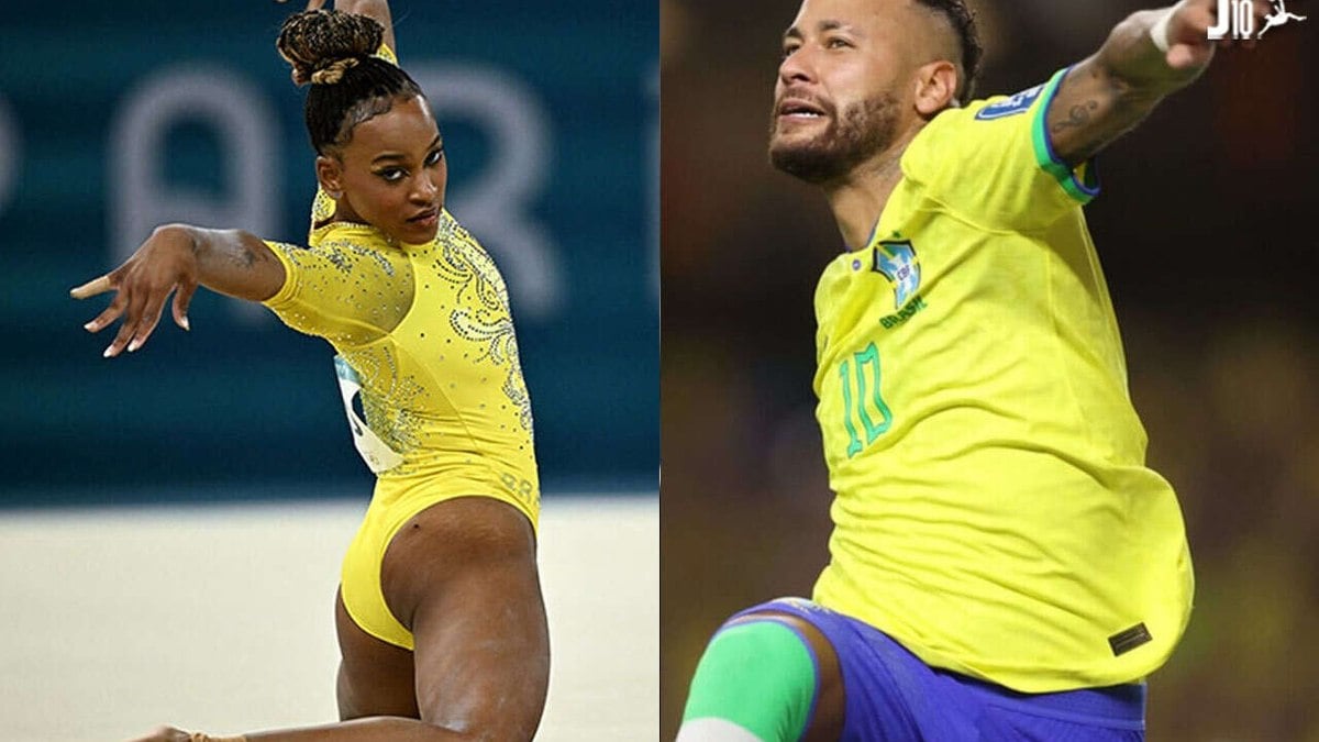 Neymar parabeniza Rebeca Andrade por ouro olímpico na ginástica Neymar parabeniza Rebeca Andrade por ouro olímpico na ginástica