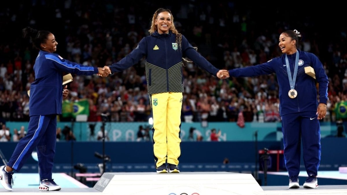 Rebeca Andrade supera Biles em buscas no Google durante as Olimpíadas de Paris Rebeca Andrade supera Biles em buscas no Google durante as Olimpíadas de Paris