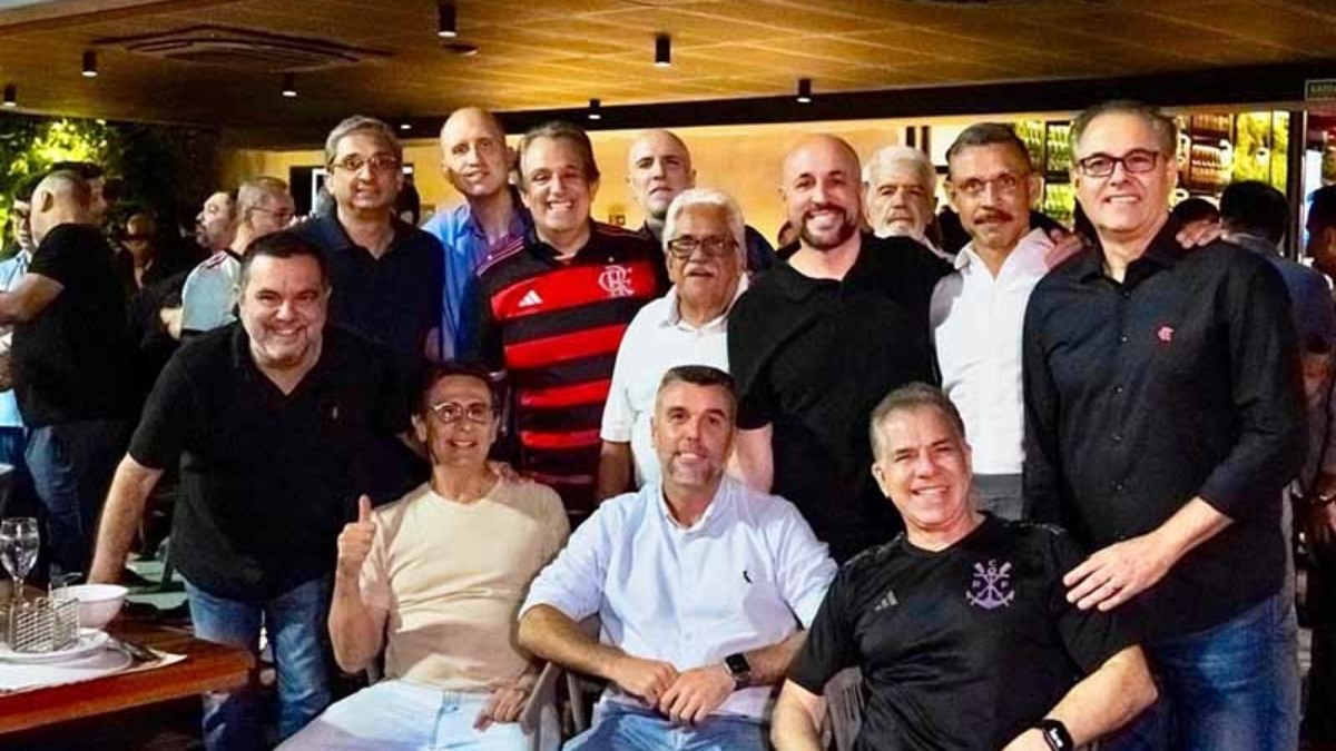 Pré-candidato à presidência do Flamengo, Bap reúne apoiadores influentes em jantar Pré-candidato à presidência do Flamengo, Bap reúne apoiadores influentes em jantar