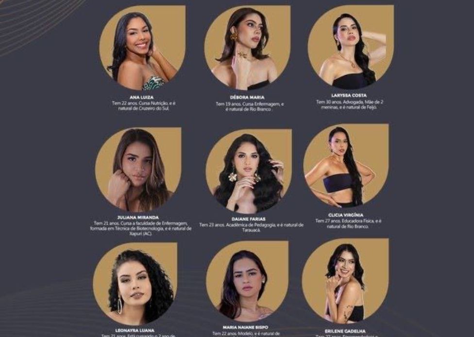Nove candidatas disputam o título de Miss Universe Acre 2024 – ac24horas.com Nove candidatas disputam o título de Miss Universe Acre 2024 – ac24horas.com