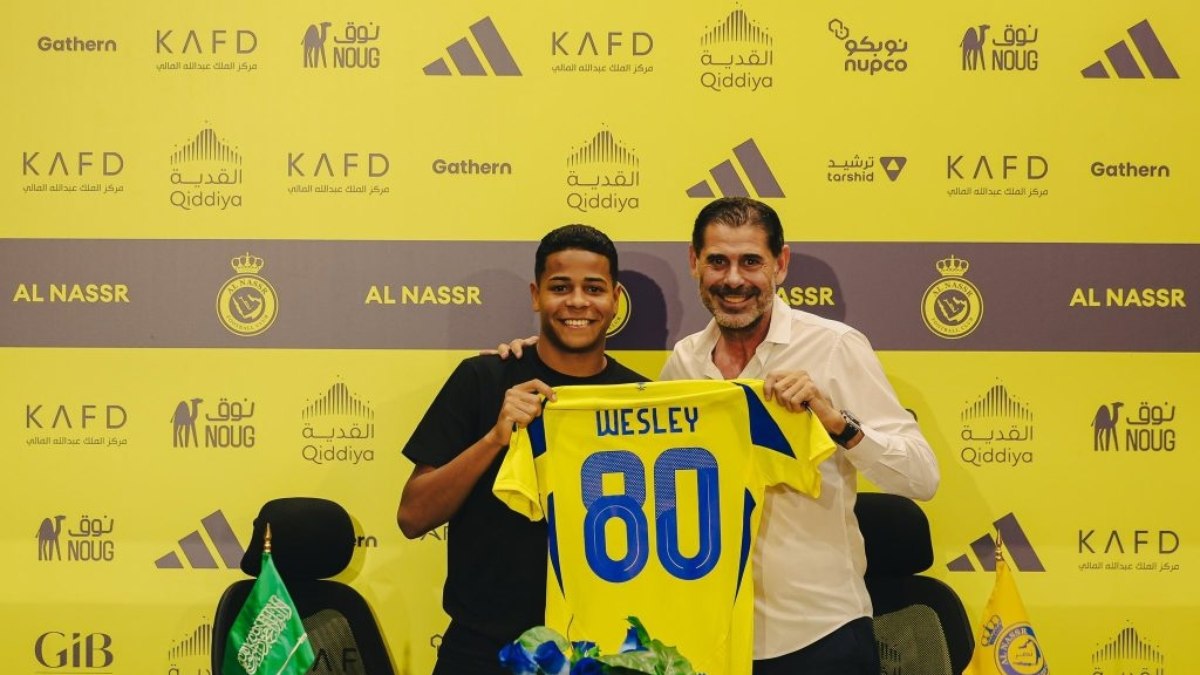 Al-Nassr anuncia a contratação de Wesley, ex-Corinthians Al-Nassr anuncia a contratação de Wesley, ex-Corinthians