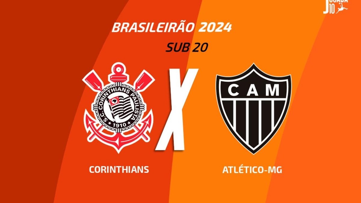 Corinthians x Atlético-MG pelo Brasileirão-Sub20: onde assistir e escalações Corinthians x Atlético-MG pelo Brasileirão-Sub20: onde assistir e escalações