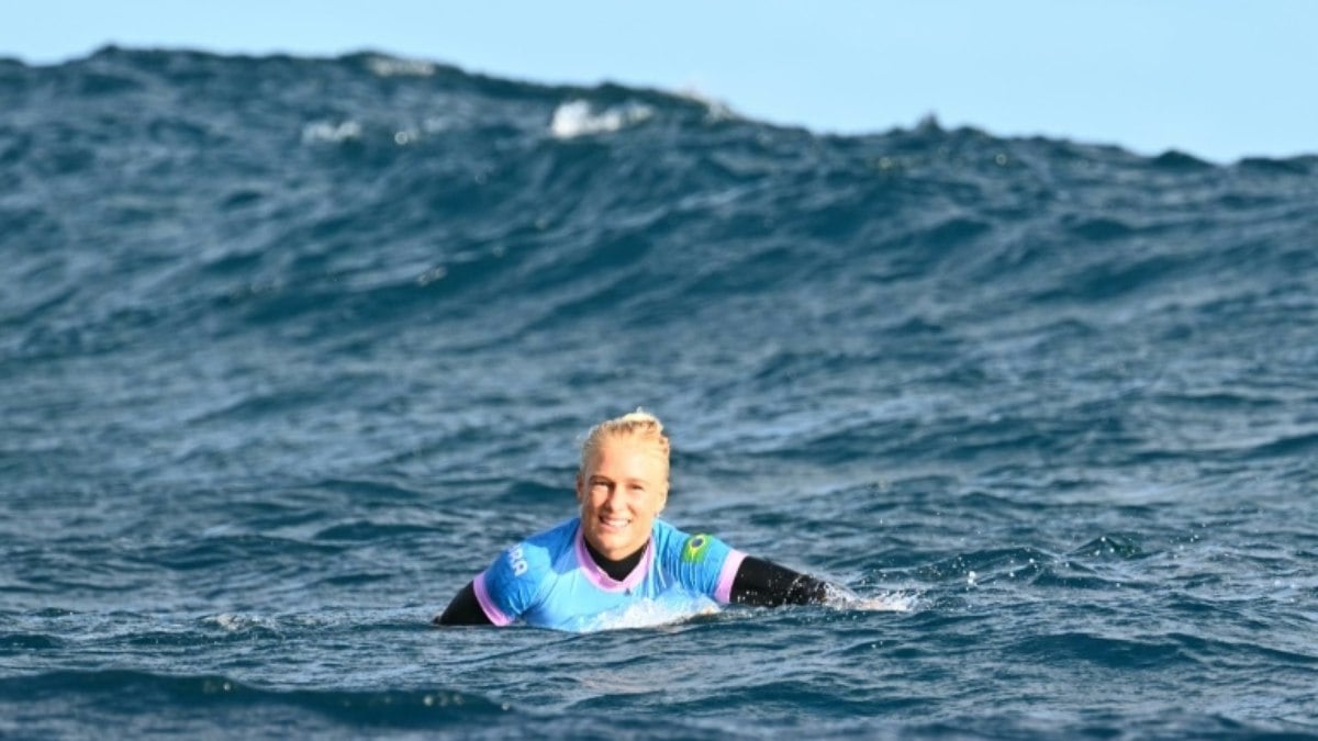 Tatiana Weston-Webb vence e vai às semifinais do surfe de Paris-2024 Tatiana Weston-Webb vence e vai às semifinais do surfe de Paris-2024