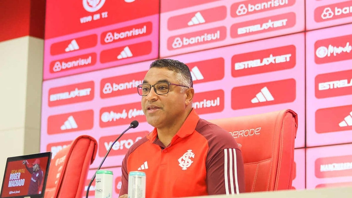 Roger Machado minimiza empate e vê evolução no Inter Roger Machado minimiza empate e vê evolução no Inter