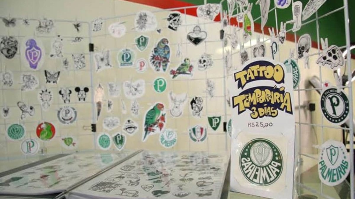 Espaço no Allianz Parque oferece estúdio de tatuagem durante Choque-Rei Espaço no Allianz Parque oferece estúdio de tatuagem durante Choque-Rei