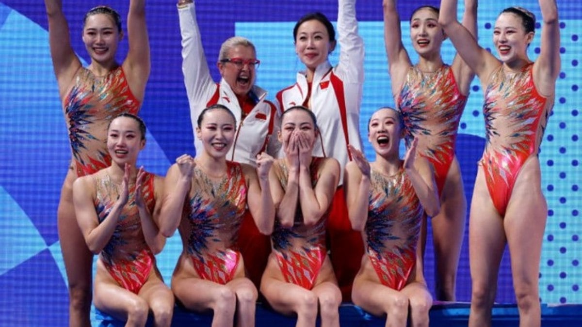 China faz grande apresentação e leva o ouro no nado artístico em Paris; confira os destaques China faz grande apresentação e leva o ouro no nado artístico em Paris; confira os destaques
