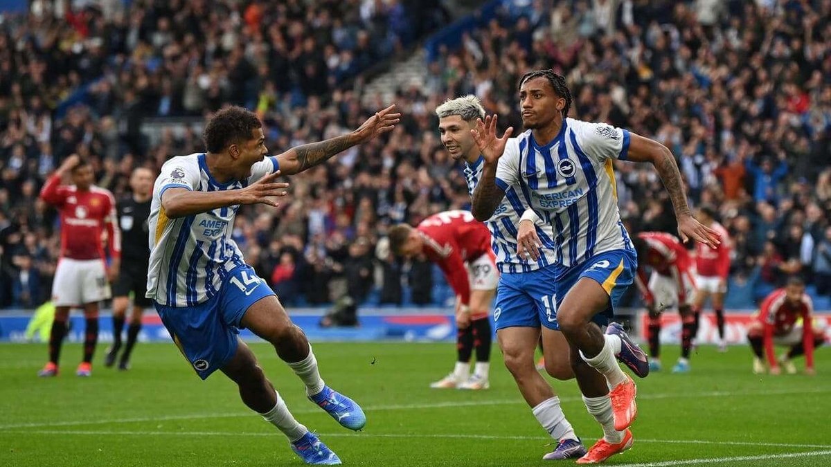 Ex-Fluminense, João Pedro marca nos acréscimos e Brighton vence United Ex-Fluminense, João Pedro marca nos acréscimos e Brighton vence United