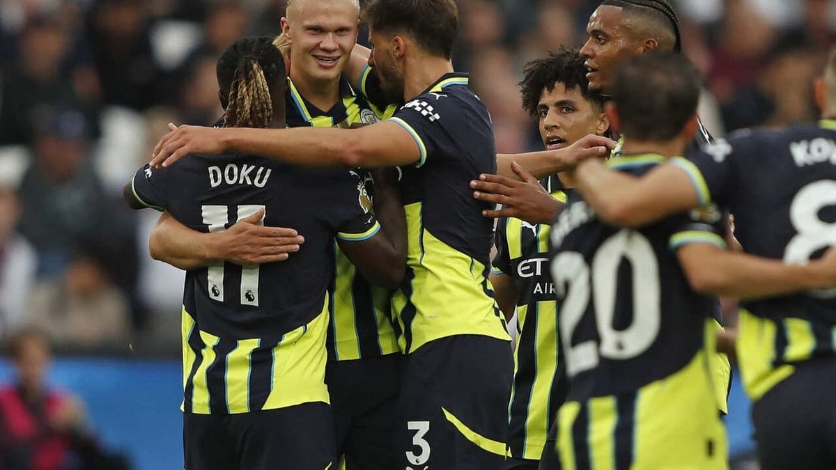 Haaland faz os três gols da vitória do City sobre o West Ham Haaland faz os três gols da vitória do City sobre o West Ham