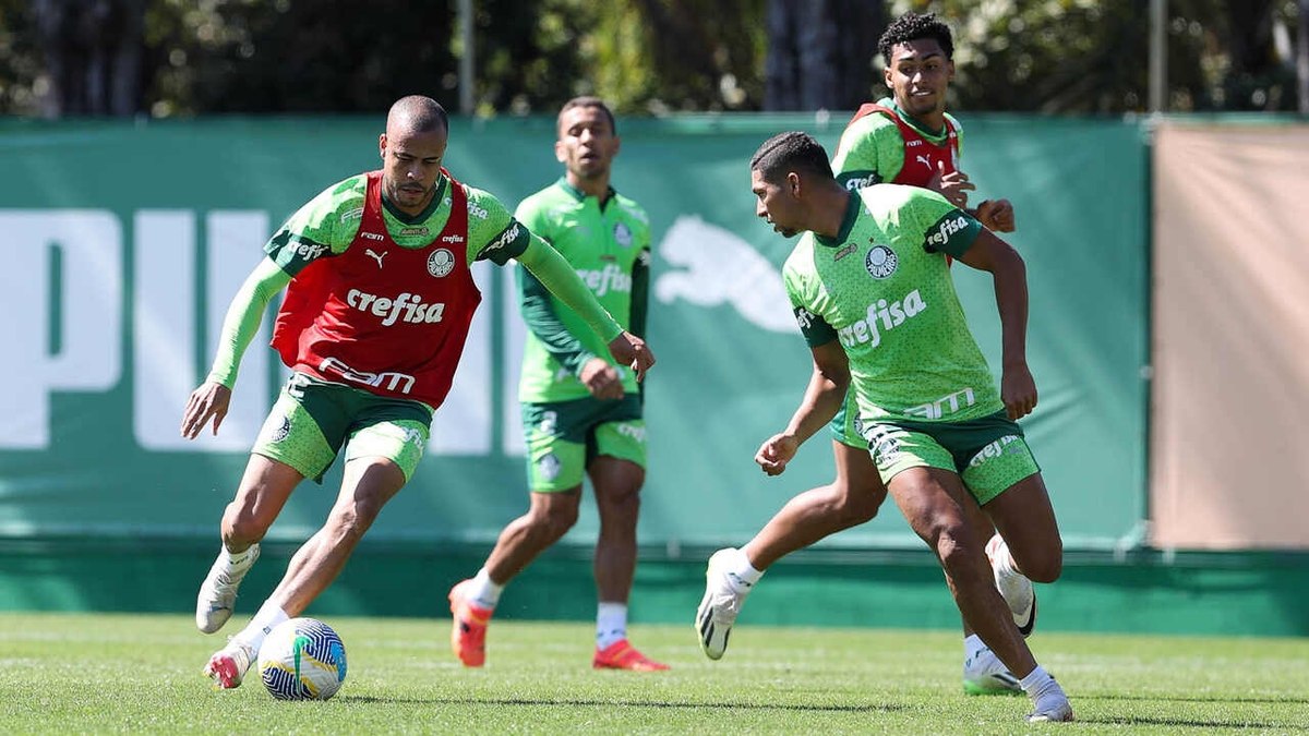 Estêvão segue como dúvida no Palmeiras, que pode ter a volta de Mayke Estêvão segue como dúvida no Palmeiras, que pode ter a volta de Mayke