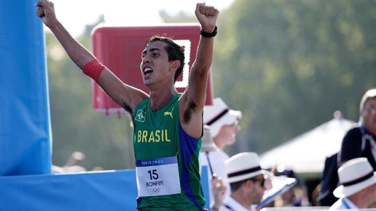 Prata histórica para o Brasil na marcha atlética masculina Prata histórica para o Brasil na marcha atlética masculina