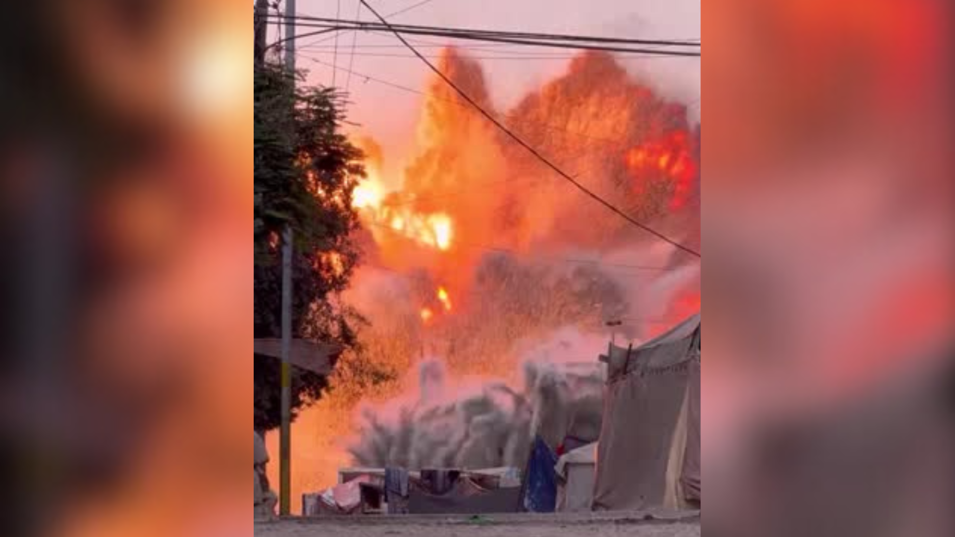 Vídeo: mísseis israelenses atingem campos de refugiados no centro da Faixa de Gaza Vídeo: mísseis israelenses atingem campos de refugiados no centro da Faixa de Gaza