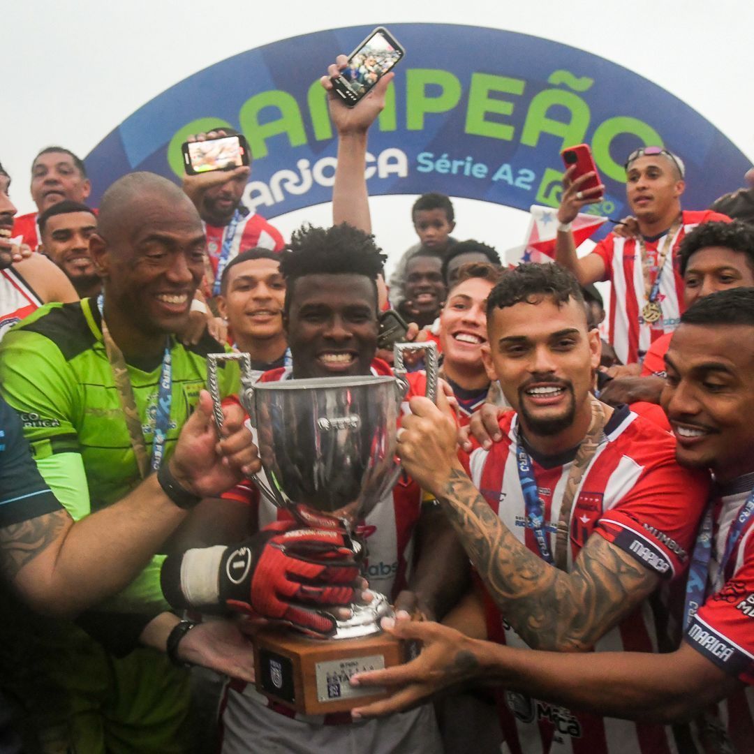 Com apenas sete anos de existência, clube carioca chega à primeira divisão estadual Com apenas sete anos de existência, clube carioca chega à primeira divisão estadual