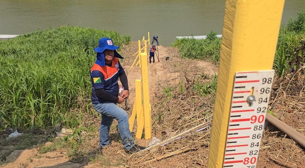 Posto de réguas no Rio Acre é reconstruído após vandalismo – ac24horas.com Posto de réguas no Rio Acre é reconstruído após vandalismo – ac24horas.com