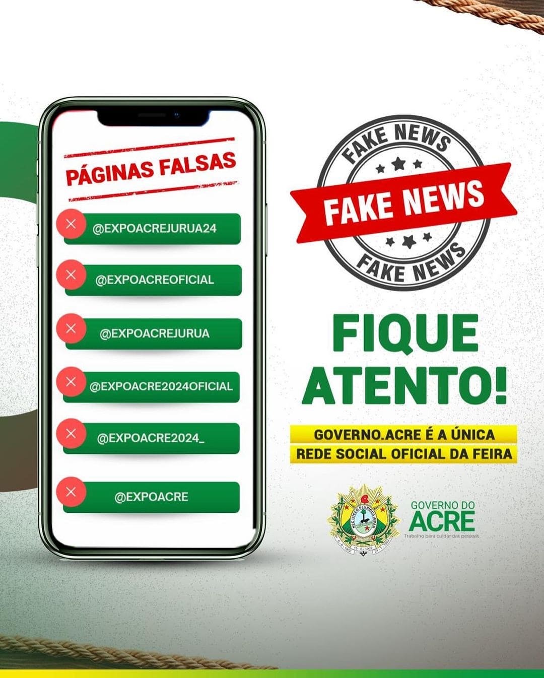 Governo alerta população sobre fake news durante a Expoacre – ac24horas.com Governo alerta população sobre fake news durante a Expoacre – ac24horas.com