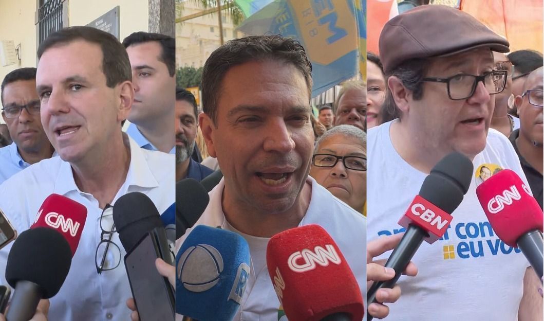 Eleição no Rio: 1º dia de campanha dos candidatos tem caminhada, missa e panfletagem Eleição no Rio: 1º dia de campanha dos candidatos tem caminhada, missa e panfletagem