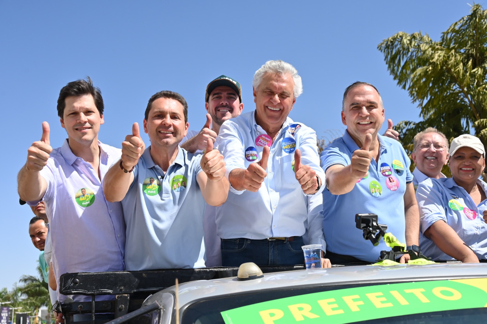 Carreata marca início de campanha de Leandro Vilela e Mabel Carreata marca início de campanha de Leandro Vilela e Mabel
