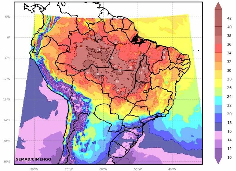 Onda de calor atinge Goiás com temperaturas altas Onda de calor atinge Goiás com temperaturas altas