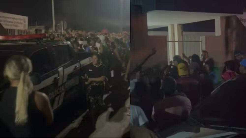 Moradores protestam após vizinho confessar ter afogado e estuprado criança no Pará Moradores protestam após vizinho confessar ter afogado e estuprado criança no Pará