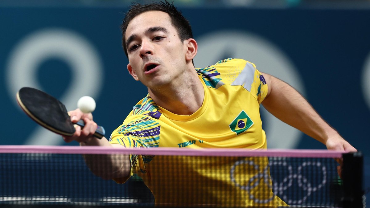 Hugo Calderano perde para sueco na semi do tênis de mesa e vai tentar o bronze em Paris Hugo Calderano perde para sueco na semi do tênis de mesa e vai tentar o bronze em Paris