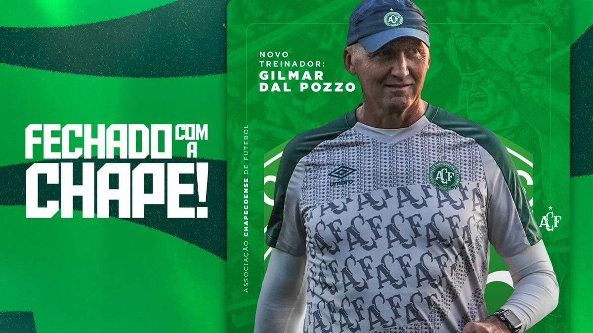 Chapecoense anuncia Gilmar Dal Pozzo como novo técnico Chapecoense anuncia Gilmar Dal Pozzo como novo técnico