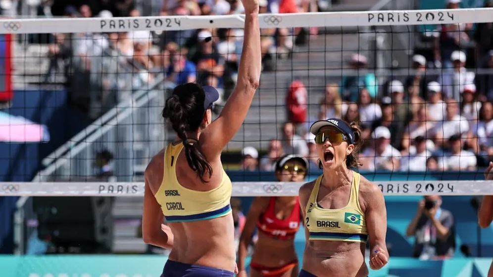 Paris 2024: vitória feminina em vôlei de praia gera memes na internet; veja Paris 2024: vitória feminina em vôlei de praia gera memes na internet; veja