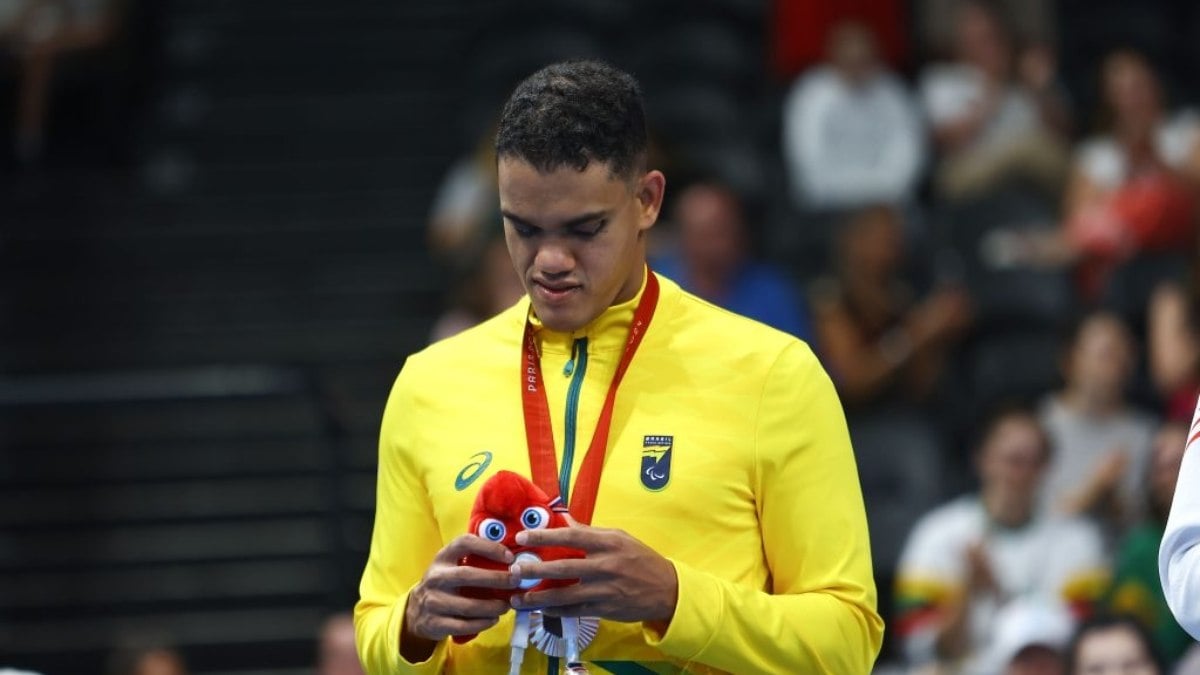 Wendell Belarmino conquista a prata na natação paralímpica Wendell Belarmino conquista a prata na natação paralímpica