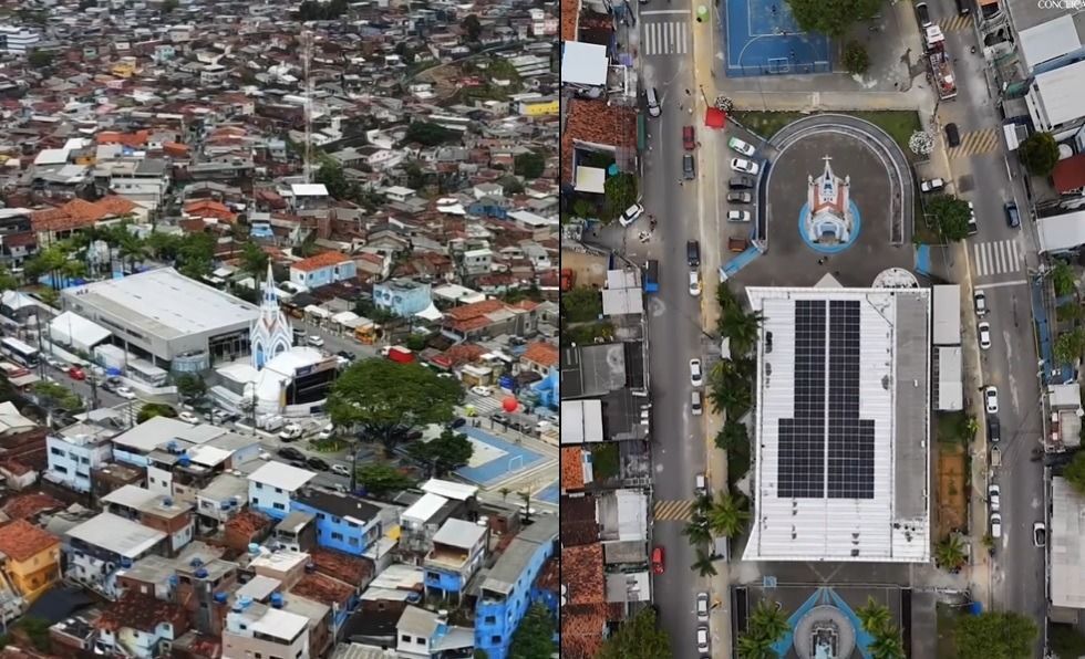 Igreja que desabou em Recife instalou placas solares no teto uma semana antes da queda Igreja que desabou em Recife instalou placas solares no teto uma semana antes da queda