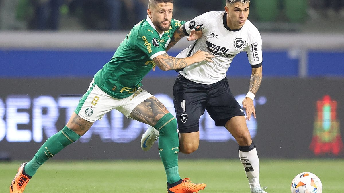Botafogo leva susto no fim, mas empata com Palmeiras e avança às quartas da Libertadores Botafogo leva susto no fim, mas empata com Palmeiras e avança às quartas da Libertadores