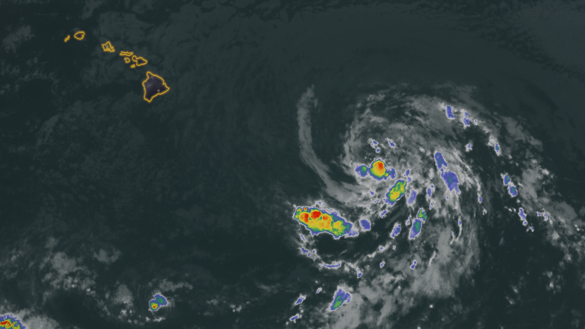 Tempestade tropical Hone ameaça o Havaí com incêndios e inundações Tempestade tropical Hone ameaça o Havaí com incêndios e inundações