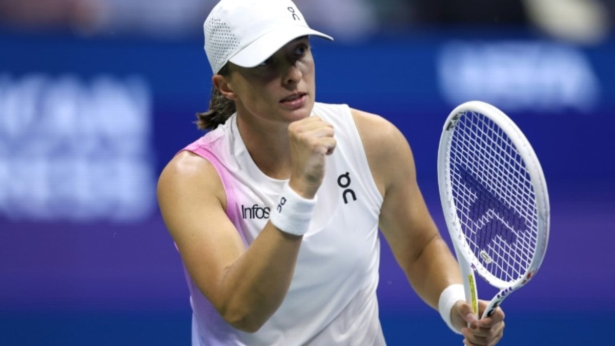 Swiatek vence russa e vai às oitavas do US Open pelo 4º ano seguido Swiatek vence russa e vai às oitavas do US Open pelo 4º ano seguido