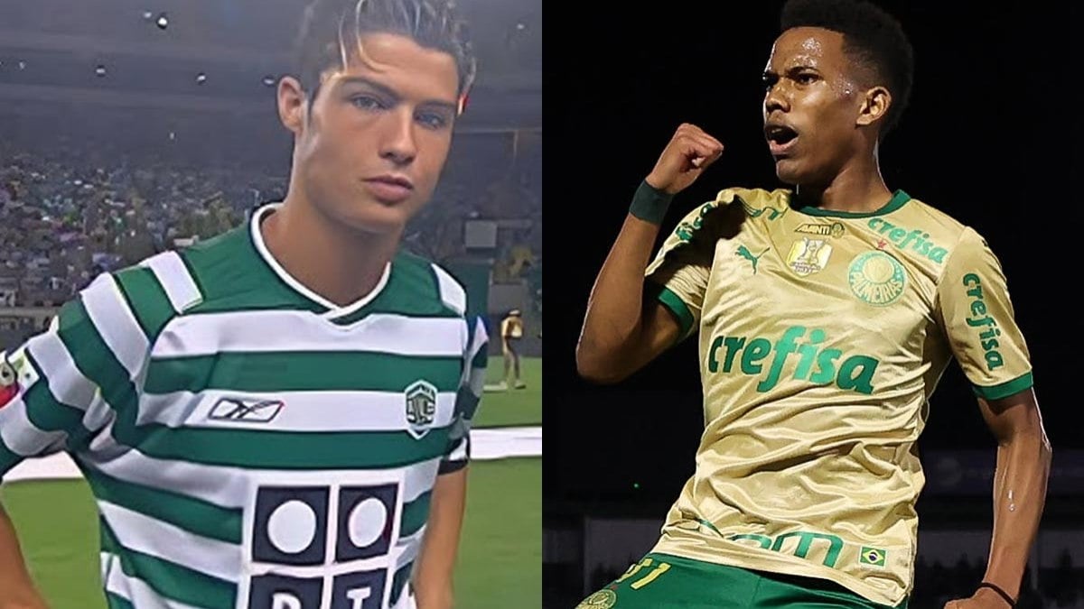 Ex-Palmeiras faz comparação entre Estêvão e Cristiano Ronaldo Ex-Palmeiras faz comparação entre Estêvão e Cristiano Ronaldo